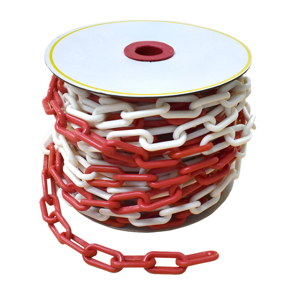 1. Plastic Chain (Red & White)