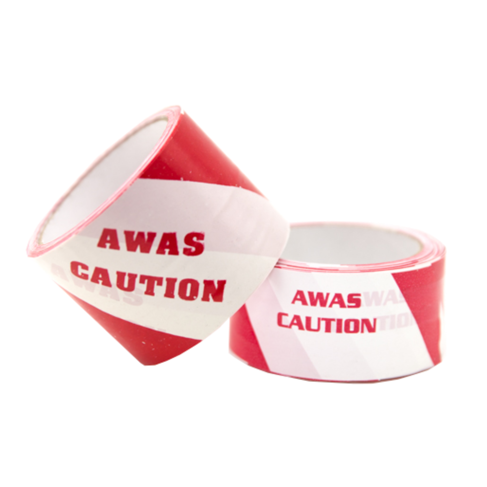 AWAS Caution Tape (Red & White)